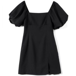 SOLD ‼️ Mini black Puff Sleeve Dress | L